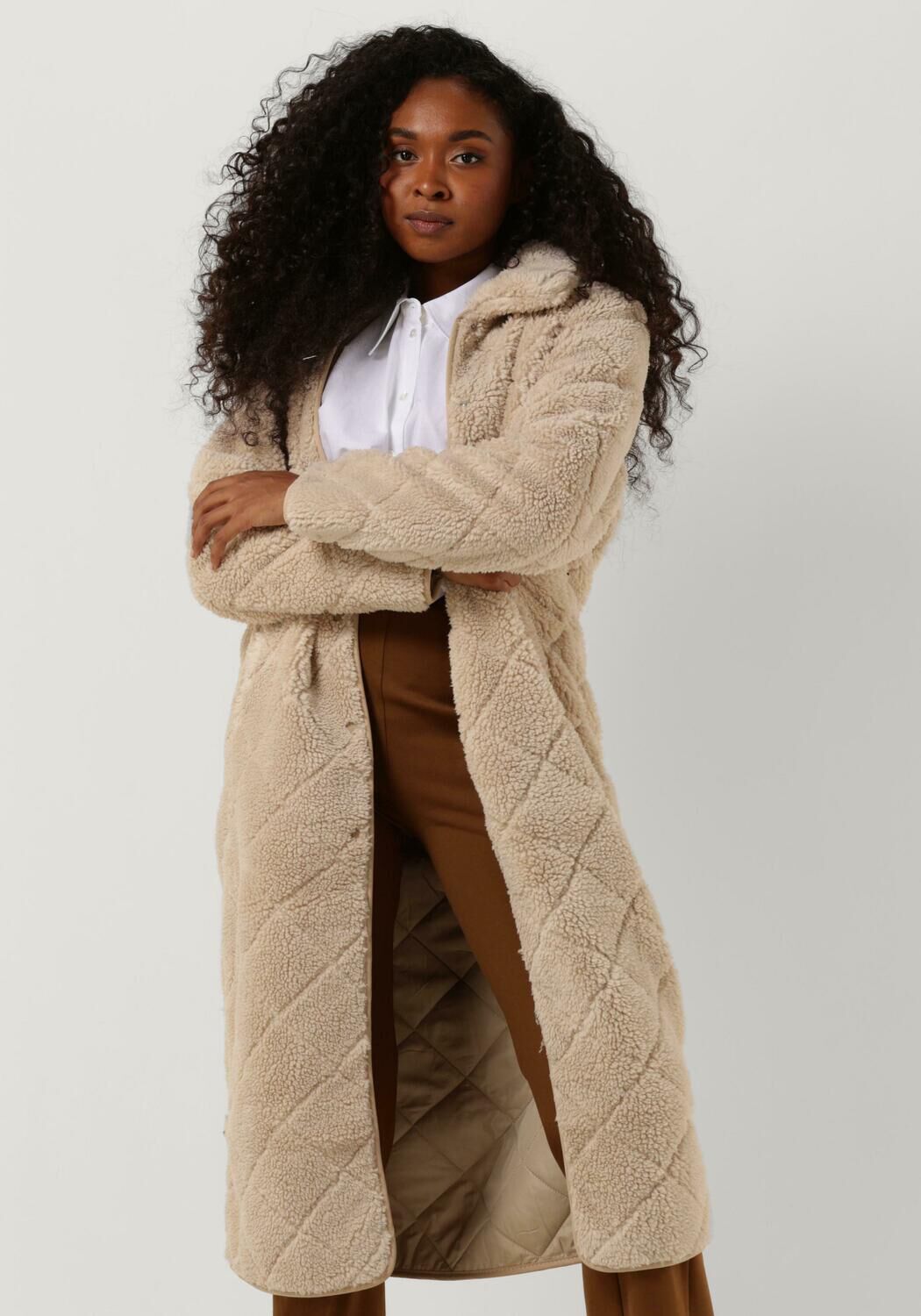 Manteau teddy hotsell beige