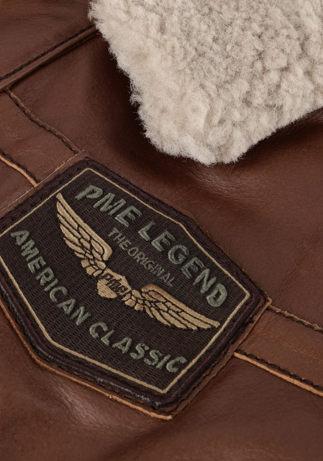 bruine pme legend leren jas bomber jacket hudson buff leather
