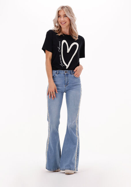 Zwarte FABIENNE CHAPOT T-shirt BERNARD HEART T-SHIRT - large