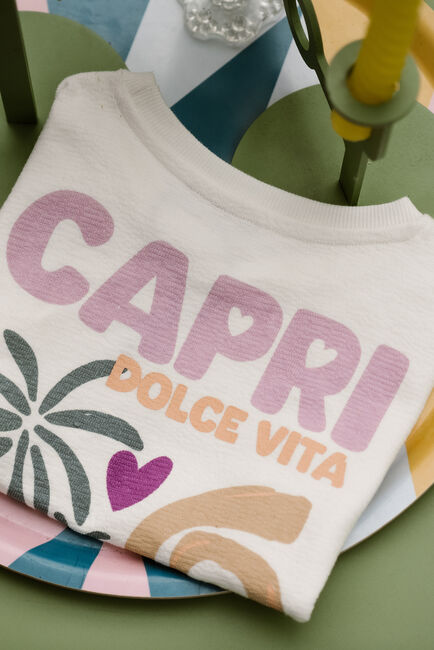 Witte DAILY7 Top T-SHIRT BACKPRINT - large