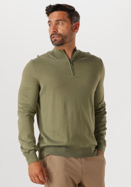 BOSS BLACK Pull EBENJI en vert - large