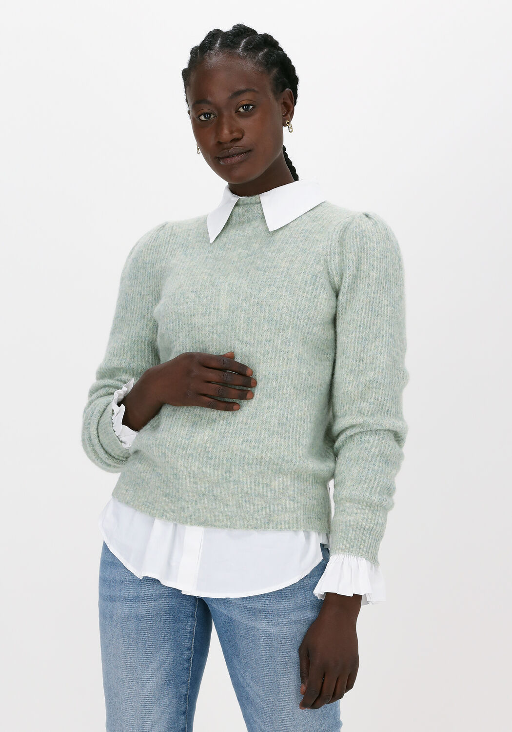 Trui met blouse on sale