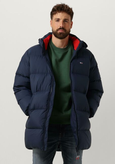 Donkerblauwe TOMMY JEANS Jassen TJM ESSENTIAL DOWN PARKA - large