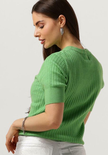 Groene OBJECT T-shirt OBJNOELLE S/S KNIT T-SHIRT - large