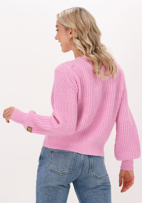 Roze SCOTCH & SODA Vest V NECK BOXY FIT KNITTED CARDIG - large