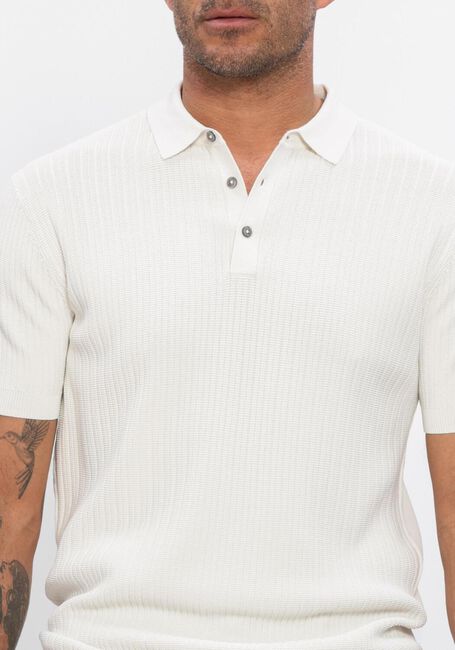 GENTILUOMO Polo POLO 3 BUTTONS SS &Eacute;cru - large