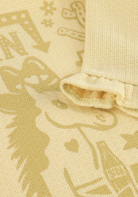 Gele DAILY7 T-shirt T-SHIRT RUFFLE BACKPRINT - large