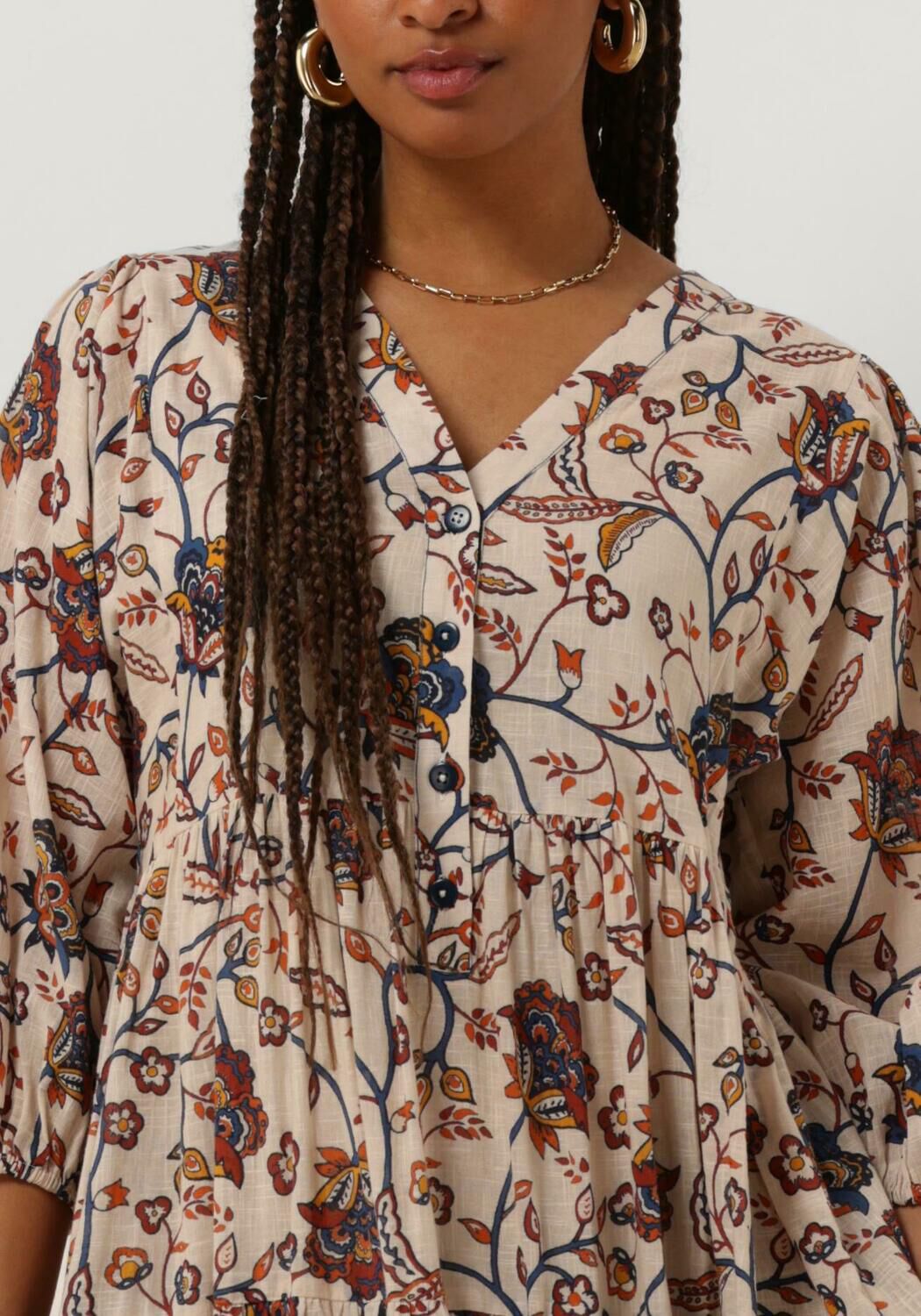 STELLA FOREST Robe midi E24RO053 en multicolore Omoda