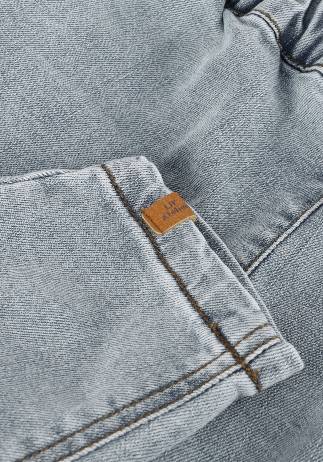 Lichtblauwe LIL' ATELIER Jeans NBMBEN TAPERED JEANS - large