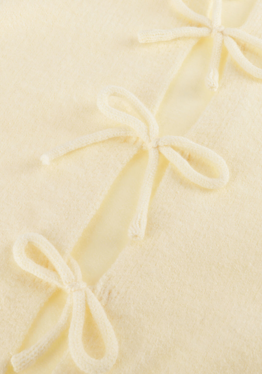 FRANKIE & LIBERTY Gilet TIRZA BOWTIE CARDIGAN Cr&egrave;me - large