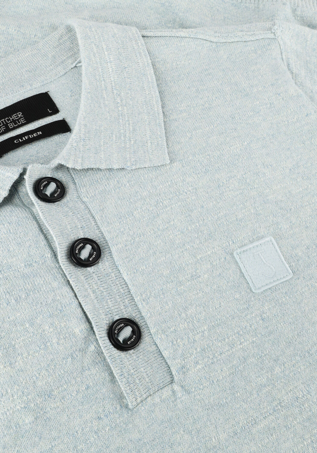 BUTCHER OF BLUE Polo LT CLIFDEN POLO Bleu clair - large