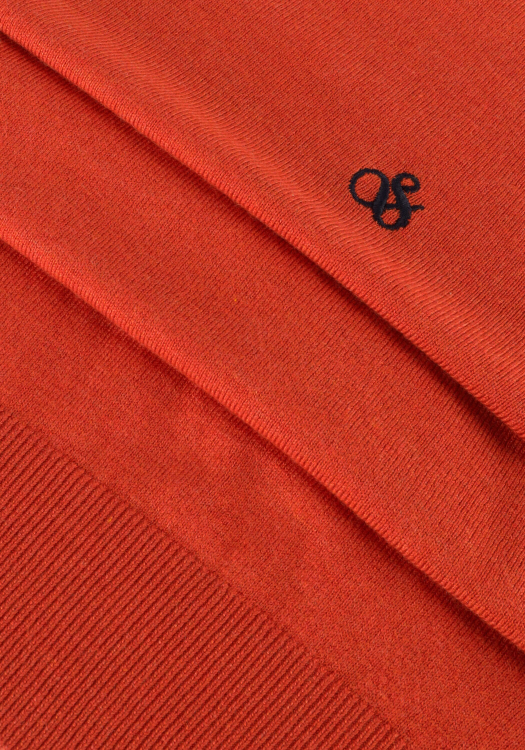 Rode SCOTCH & SODA Trui ESSENTIALS ECOVERO VISCOSE-NYLON CREWNECK PULLOVER - large