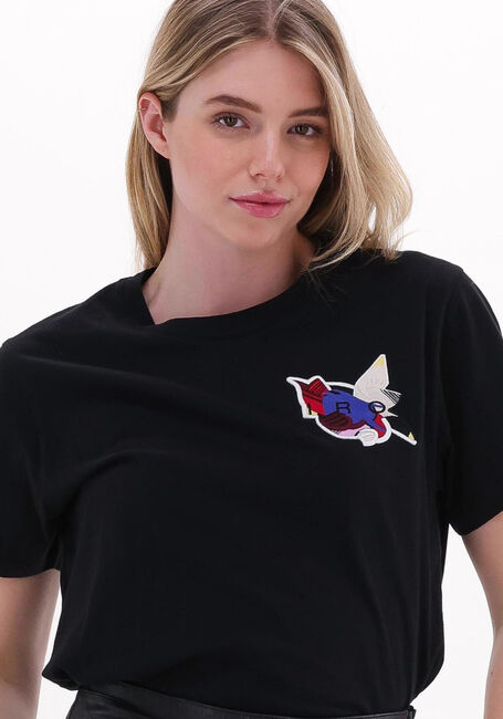 IRO T-shirt WOLONI en noir - large