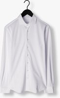 Witte PROFUOMO Klassiek overhemd KNITTED SHIRT