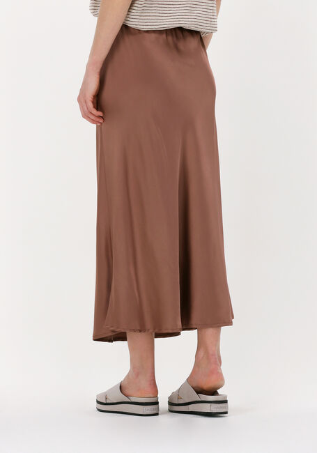 SUMMUM Jupe midi SKIRT SATIN en marron - large