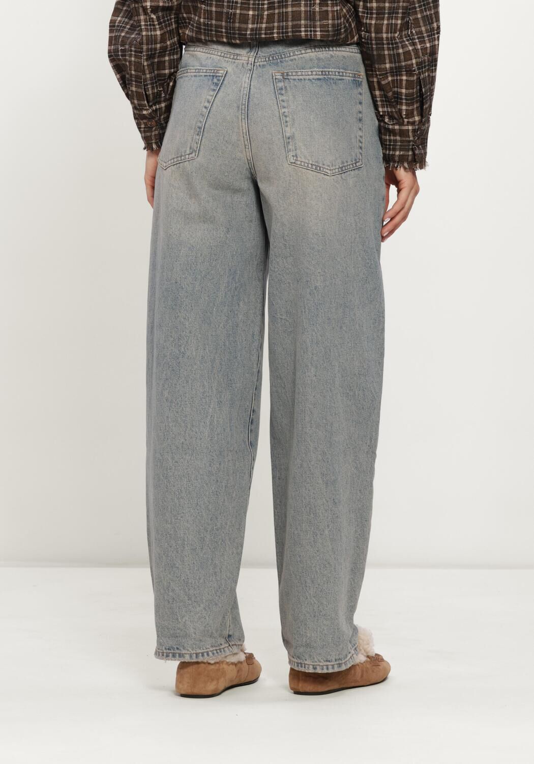 CIRCLE OF TRUST Wide jeans ARIA DNM Bleu clair - large