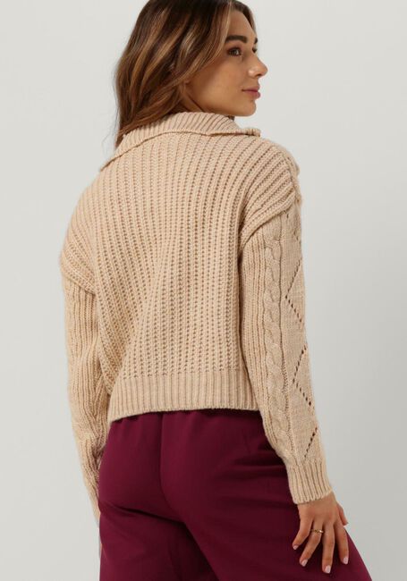 OBJECT Pull KELLY L/S KNIT PULLOVER en beige - large