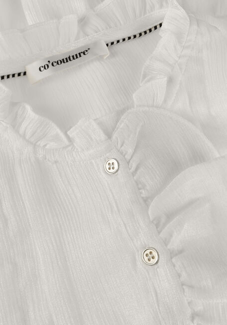 Witte CO'COUTURE  MELINA FRILL SHIRT Witte CO'COUTURE  MELINA FRILL SHIRT - large