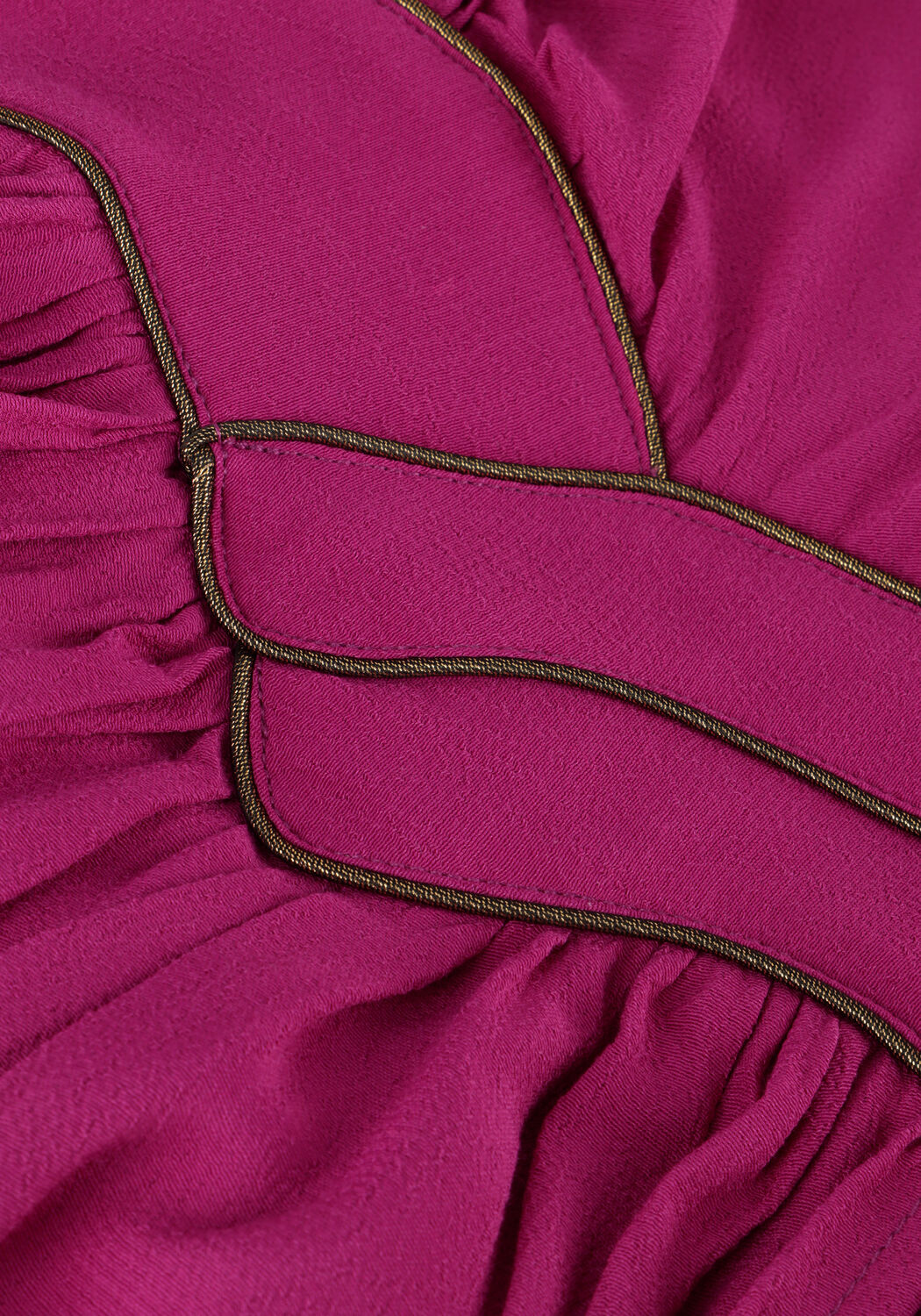 LOUIZON Robe maxi YACINTHE Fuchsia - large