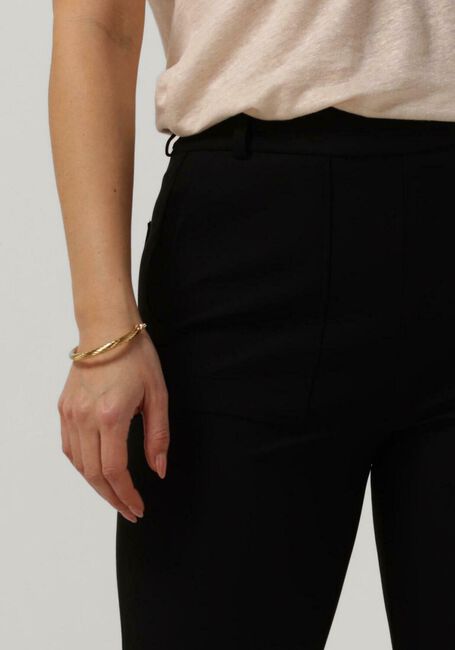 VANILIA Pantalon évasé TWILL FLARE PANT en noir - large