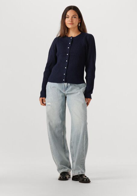 Donkerblauwe NEO NOIR Trui PULI KNIT CARDIGAN - large