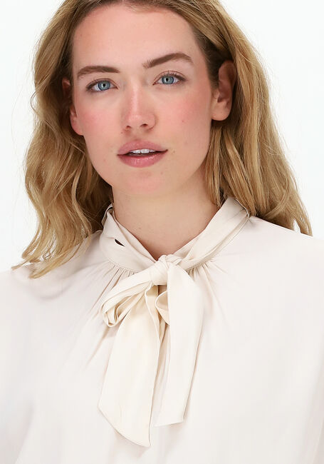 SUMMUM TOP BOW TIE FLUID VISCOSE Blouses en blanc - large