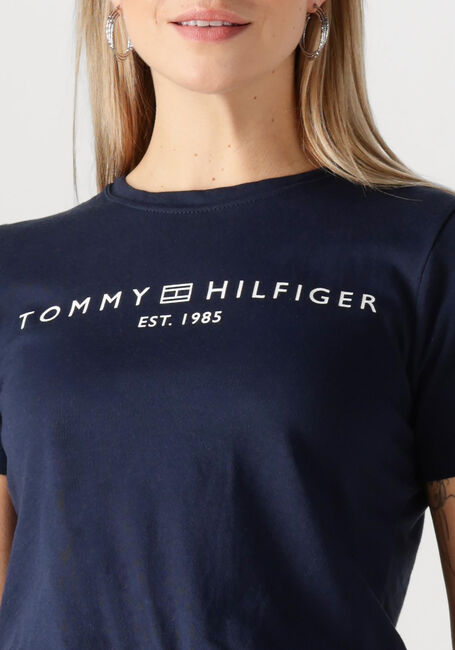 TOMMY HILFIGER T-shirt REG CORP LOGO Bleu foncé - large