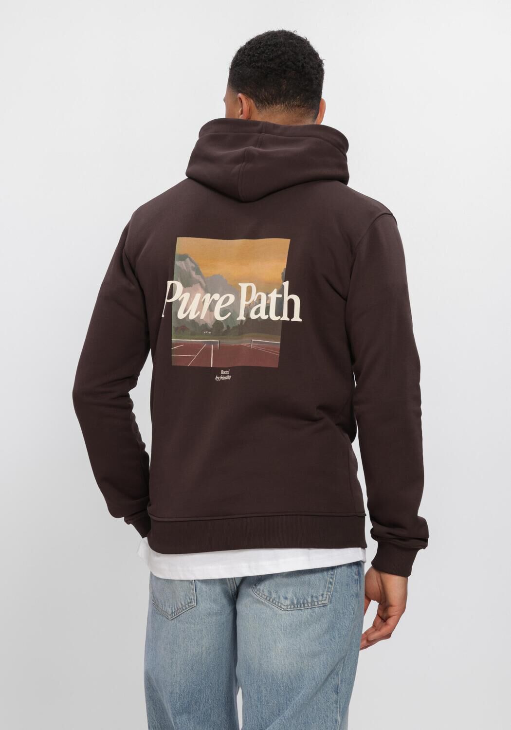 PURE PATH Chandail LANDSCAPE en marron - large