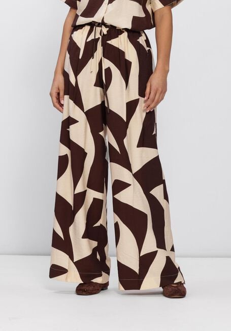 GRACE & MILA Pantalon large SS2613033 Cr&egrave;me - large