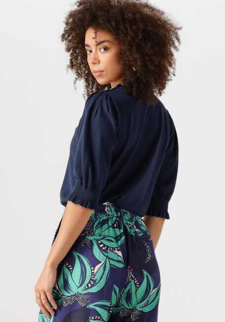 FABIENNE CHAPOT Pull MOLLY SHORT SLEEVE PULLOVER Bleu foncé - large