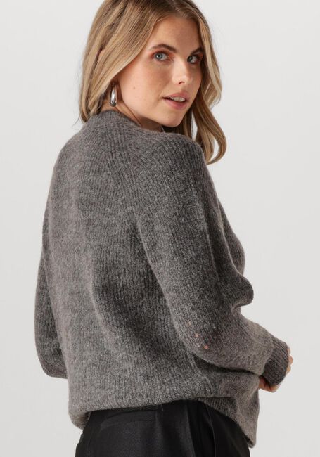 SELECTED FEMME Gilet SLFLULU LS KNIT SHORT CARDIGAN en gris - large
