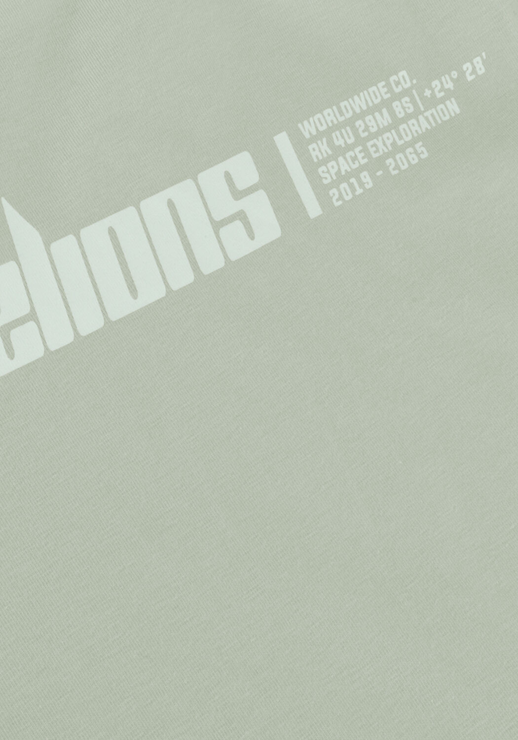 Mint MALELIONS T-shirt WORLDWIDE T-SHIRT - large