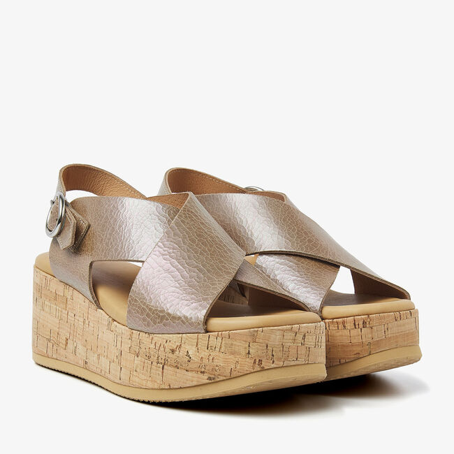 Bruine VIA VAI Sandalen SISSEL RAISE - large