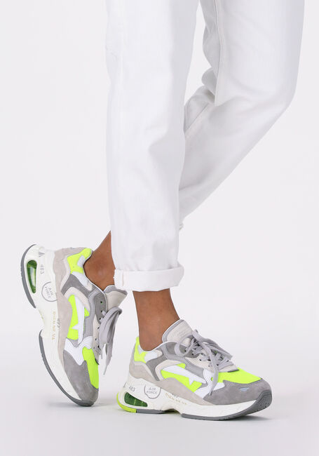 PREMIATA Baskets basses SHARKY-D en vert - large