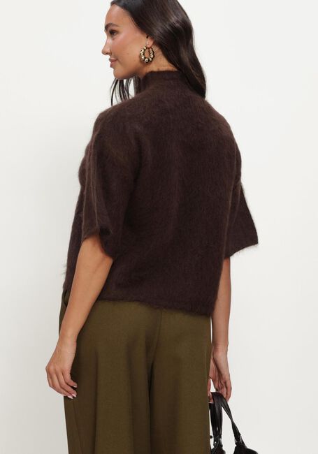 Y.A.S. Pull YASTILDE 2/4 MOHAIR BLEND KNIT PULLOVER en marron - large