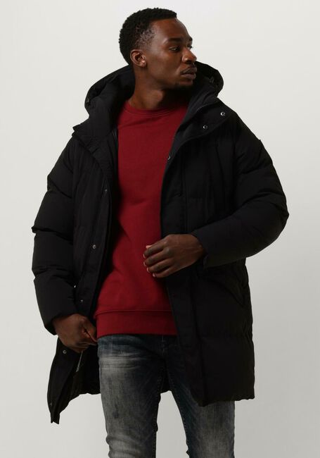 PUREWHITE Jack LONG PADDED JACKET WITH POCKETS en noir - large
