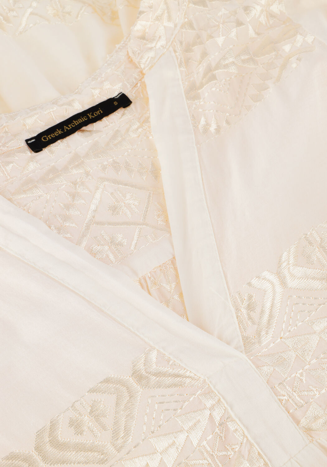 GREEK ARCHAIC KORI Mini robe 330681 &Eacute;cru - large