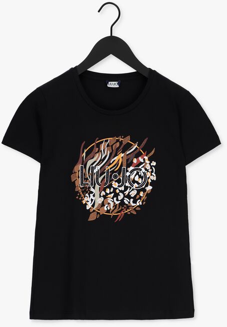LIU JO T-shirt ECS T-SHIRT MODA M/C en noir - large