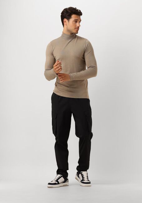 PURE PATH Col roulé ESSENTIAL KNIT TURTLENECK SWEATER en taupe - large