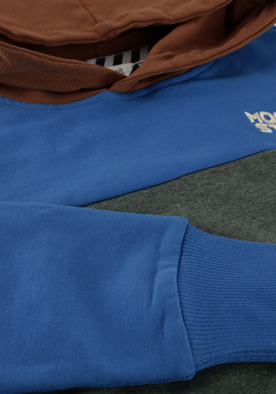 Multi MOODSTREET Trui COLORBLOCK HOODY - large