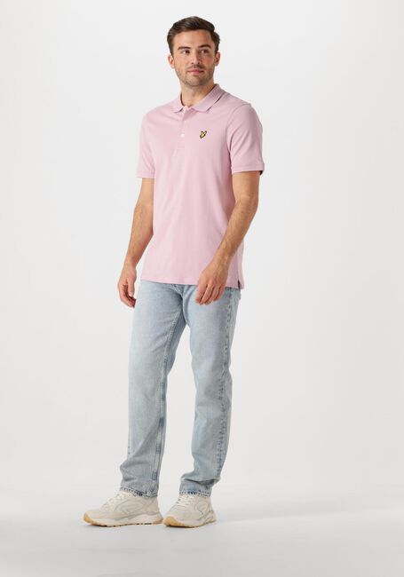 LYLE & SCOTT Polo PLAIN POLO SHIRT Rose clair - large
