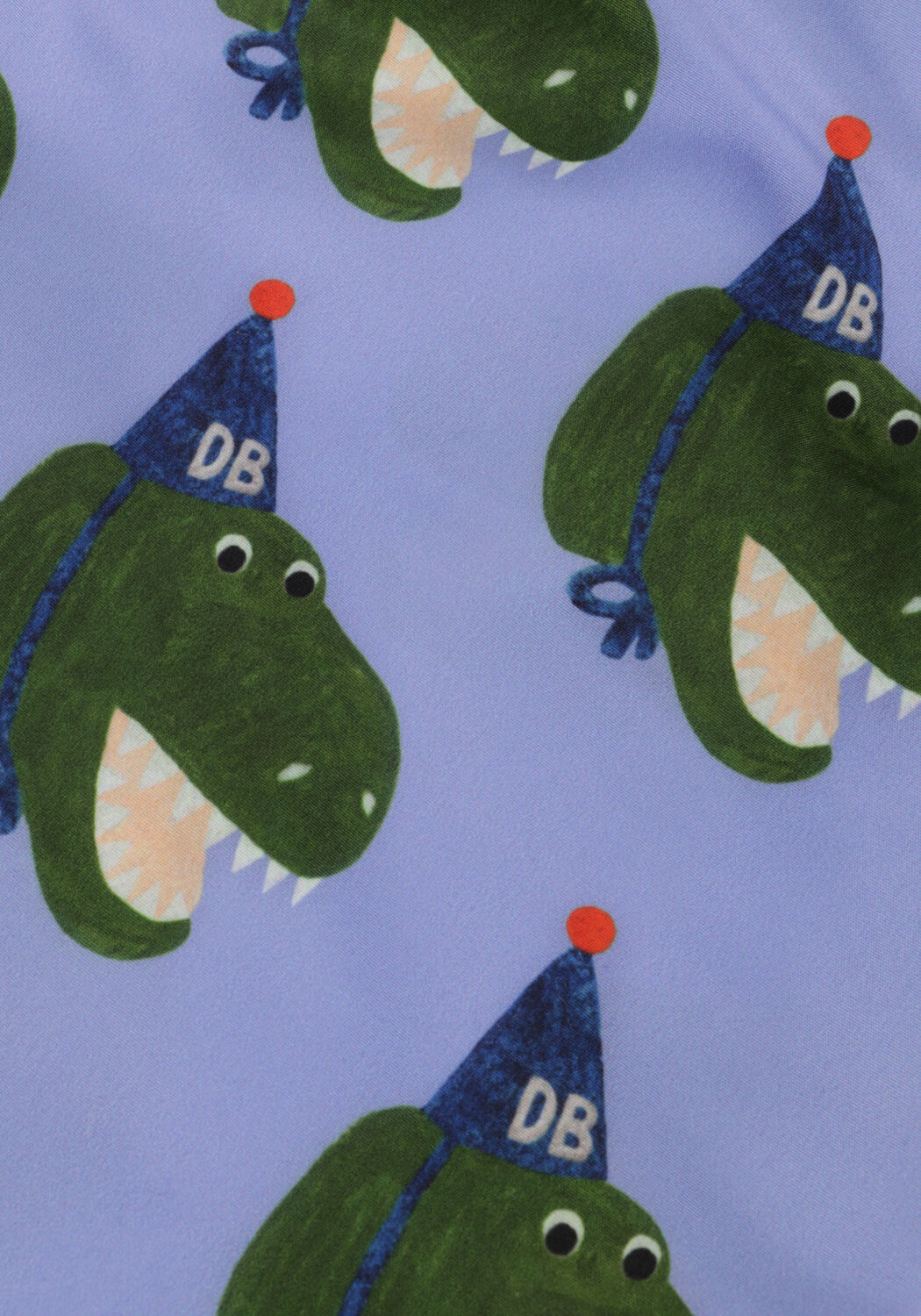 Blauwe DAILY BRAT Zwemkleding DAFFY DINO SWIMSHORTS - large