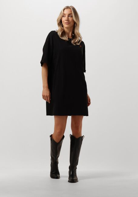 Zwarte ALIX THE LABEL Mini jurk LADIES KNITTED ALIX TOUR T-SHIRT DRESS - large