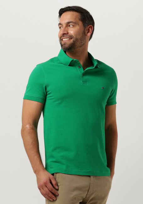 TOMMY HILFIGER Polo 1985 SLIM POLO en vert - large