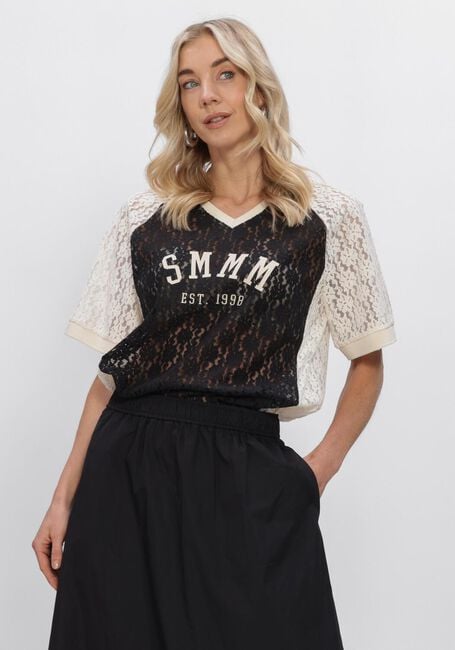 SUMMUM T-shirt TOP SPORTY LACE en noir - large