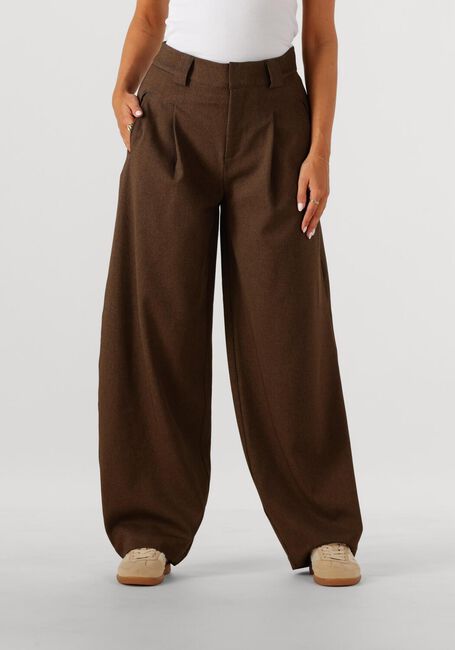 Bruine CIRCLE OF TRUST Wijde broek SABINE PANTS - large