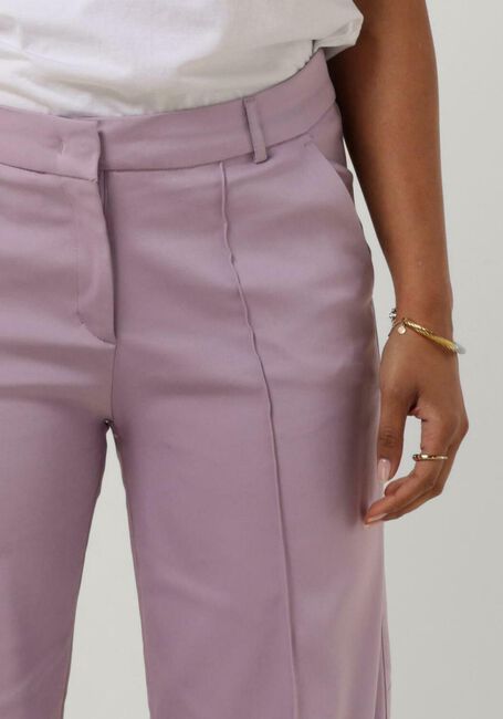 SUMMUM Pantalon TROUSERS WIDE LEG CLASSIC STRETCH en violet - large
