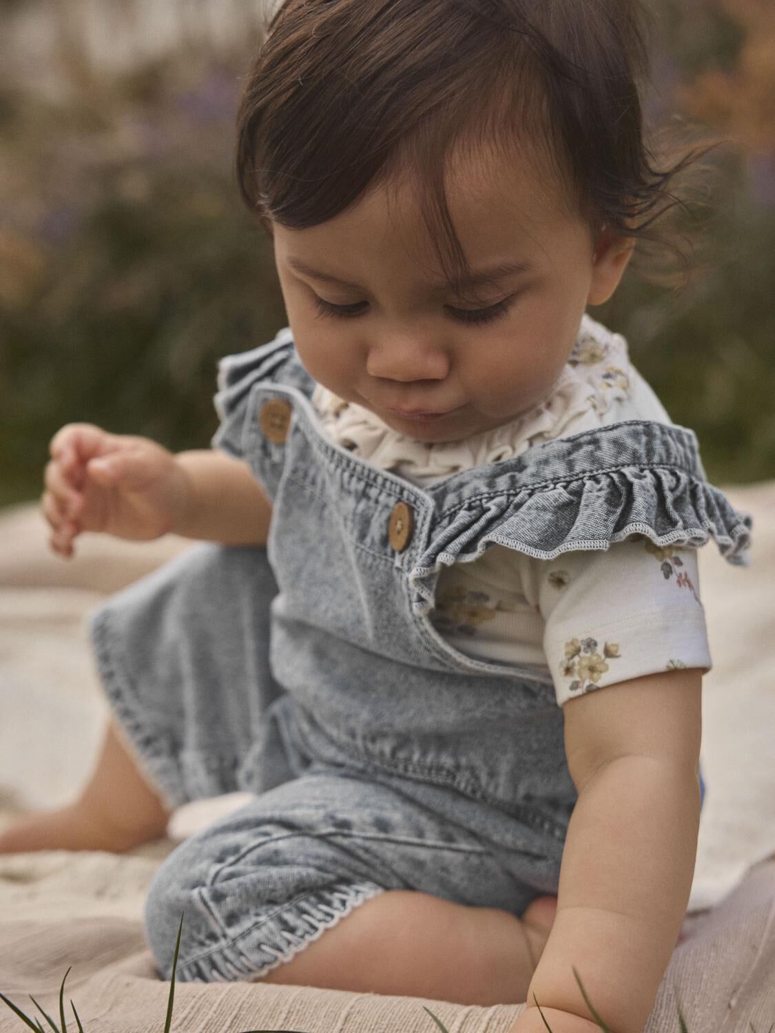 Blauwe LIL' ATELIER Broeken/jumpsuits NBFFUNDA LOOSE DNM SHORTALL 5552-FD LIL - large