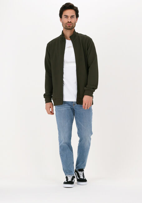 CRUYFF Gilet SANTIAGO TRACK TOP - TEXTURED POL en vert - large