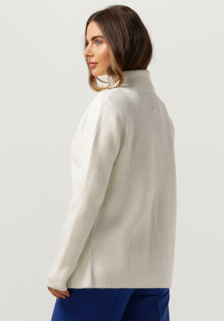 ANOTHER LABEL Col roul&eacute; EMAE KNITTED PULL Blanc - large
